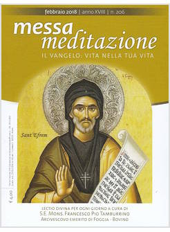 MESSA MEDITAZIONE FEBBRAIO 2018