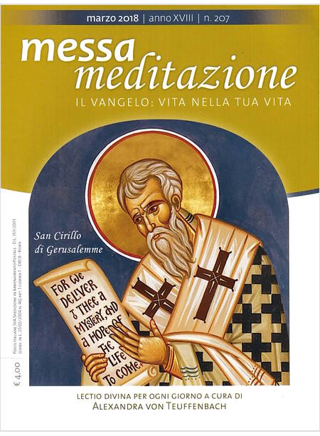 MESSA MEDITAZIONE MARZO 2018