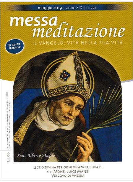 MESSA MEDITAZIONE MAGGIO 2019