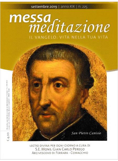 MESSA MEDITAZIONE SETTEMBRE 2019