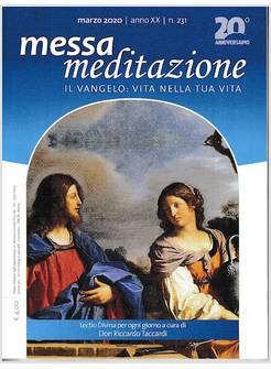 MESSA MEDITAZIONE MARZO 2020