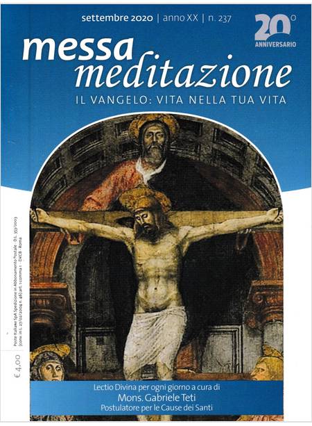 MESSA MEDITAZIONE SETTEMBRE 2020