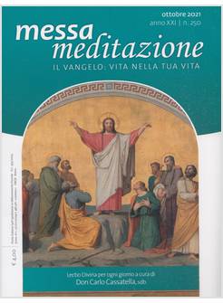 MESSA MEDITAZIONE OTTOBRE 2021