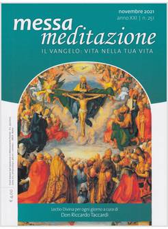 MESSA MEDITAZIONE NOVEMBRE 2021