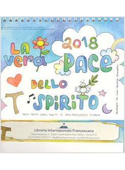 CALENDARIO DA TAVOLO 2018. LA VERA PACE DELLO SPIRITO