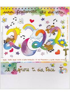 CALENDARIO DA TAVOLO 2022 UNA FRATERNITA' CHE DA' VITA