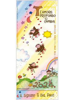 CALENDARIO MURALE 2024 L'AMORE PROFONDO CI CAMBIA