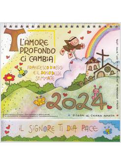 CALENDARIO DA TAVOLO 2024. L'AMORE PROFONDO CI CAMBIA