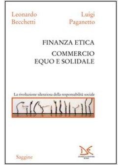 FINANZA ETICA IL COMMERCIO EQUO E SOLIDALE