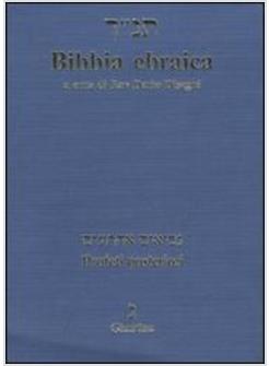 BIBBIA EBRAICA PROFETI POSTERIORI (ED BROSS.)