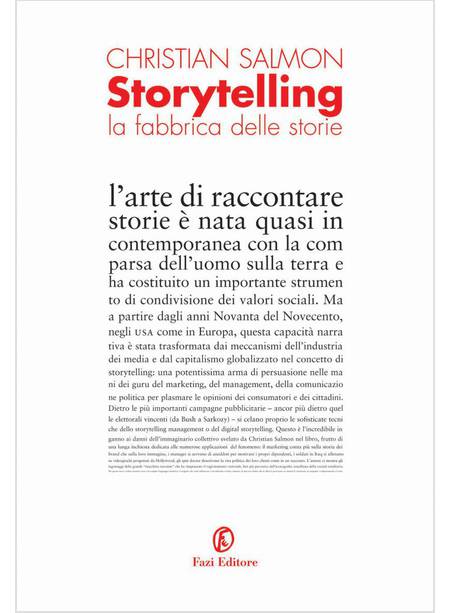 STORYTELLING. LA FABBRICA DELLE STORIE