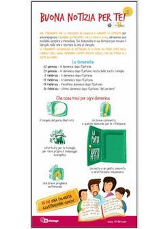 BUONA NOTIZIA PER TE! 2. 6 DOMENICHE PER 25 RAGAZZI