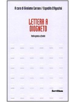 LETTERA A DIOGNETO  CON TESTO GRECO