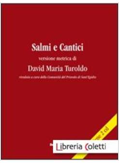 SALMI E CANTICI VERSIONE METRICA DI DAVID MARIA TUROLDO 2 CD