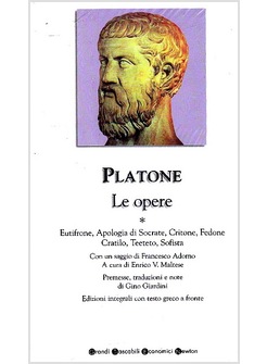 TUTTE LE OPERE VOL.1 EUTIFRONE APOLOGIA SOCRATE CRITONE FEDONE CRATILO TEETETO