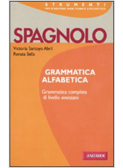 GRAMMATICA ALFABETICA SPAGNOLA