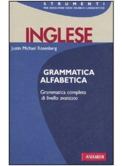 GRAMMATICA ALFABETICA INGLESE