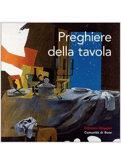 PREGHIERE DELLA TAVOLA