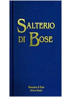 SALTERIO DI BOSE SALMI E CANTICI BIBLICI