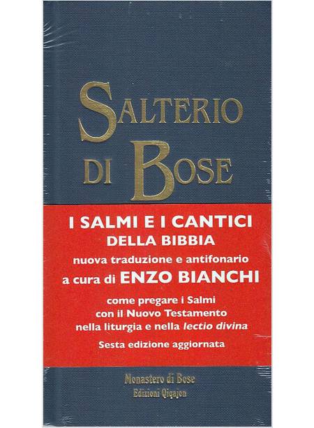 SALTERIO DI BOSE. SALMI E CANTICI BIBLICI