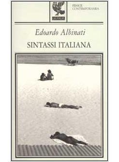 SINTASSI ITALIANA