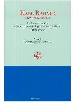 KARL RAHNER UN'ANALISI CRITICA