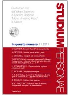 STUDIUM PERSONAE. RIVISTA CULTURALE DELL'ISTITUTO SUPERIORE DI SCIENZE RELIGIOSE