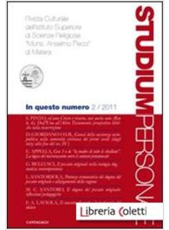 STUDIUM PERSONAE. RIVISTA CULTURALE DELL'ISTITUTO SUPERIORE DI SCIENZE RELIGIOSE