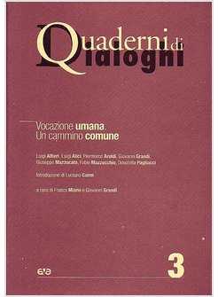 VOCAZIONE UMANA UN CAMMINO COMUNE? QUADERNI 3