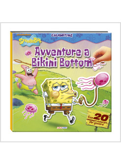 AVVENTURE A BIKINI BOTTOM. SPONGEBOB. CON MAGNETI