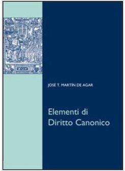 ELEMENTI DI DIRITTO CANONICO