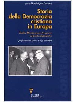 STORIA DELLA DEMOCRAZIA CRISTIANA IN EUROPA