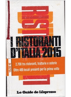 I RISTORANTI D'ITALIA 2015