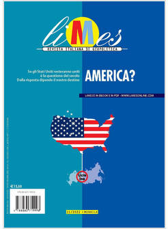 LIMES RIVISTA ITALIANA DI GEOPOLITICA 11/2022 AMERICA?