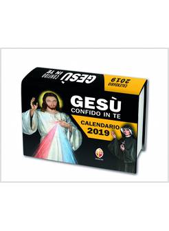 CALENDARIO A STRAPPO 2019 GESU' CONFIDO IN TE