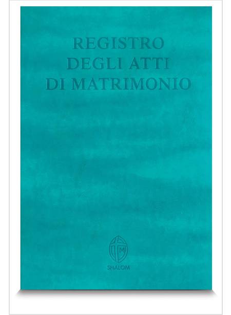 REGISTRO DEGLI ATTI DI MATRIMONIO 