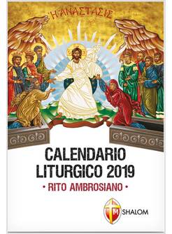 CALENDARIO LITURGICO 2019 RITO AMBROSIANO