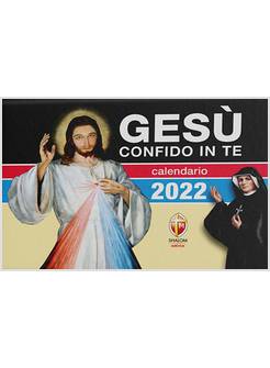 GESU' CONFIDO IN TE CALENDARIO A STRAPPO 2022