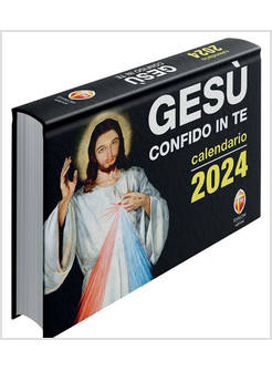 GESU' CONFIDO IN TE CALENDARIO A STRAPPO 2024