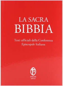 LA SACRA BIBBIA EDIZIONE GRANDE COPERTINA FLESSIBILE ROSSA