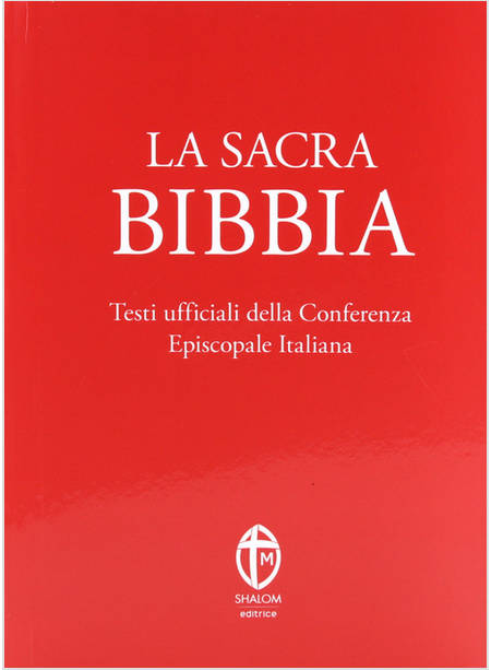 LA SACRA BIBBIA EDIZIONE GRANDE COPERTINA FLESSIBILE ROSSA