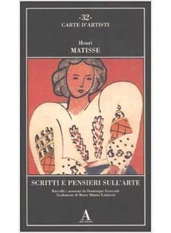 SCRITTI E PENSIERI SULL'ARTE