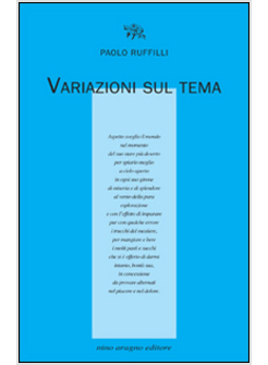 VARIAZIONI SUL TEMA