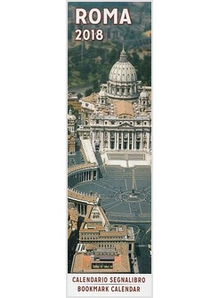 CALENDARIO SEGNALIBRO ROMA PIAZZA SAN PIETRO GIORNO 2018
