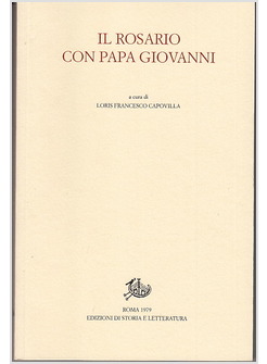 IL ROSARIO CON PAPA GIOVANNI