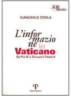 INFORMAZIONE IN VATICANO