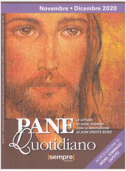 PANE QUOTIDIANO NOVEMBRE DICEMBRE 2020