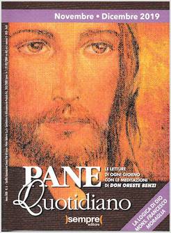 PANE QUOTIDIANO NOVEMBRE DICEMBRE 2019