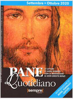 PANE QUOTIDIANO. SETTEMBRE OTTOBRE 2020