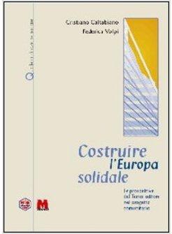 COSTRUIRE L'EUROPA SOLIDALE LE PROSPETTIVE DEL TERZO SETTORE NEL PROGETTO